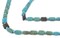 The Bead Chest Flat Turquoise-Style Afghan Stone Beads 5x3mm Afghanistan Blue 16 Inch Strand